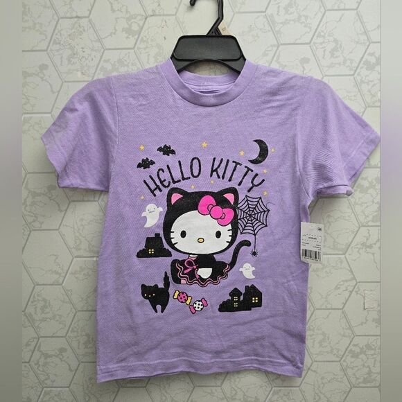 Kitty Hello Kitty Halloween Graphic Short Sleeve Tee, Womens Size XXS 00 - Picture 4 of 7